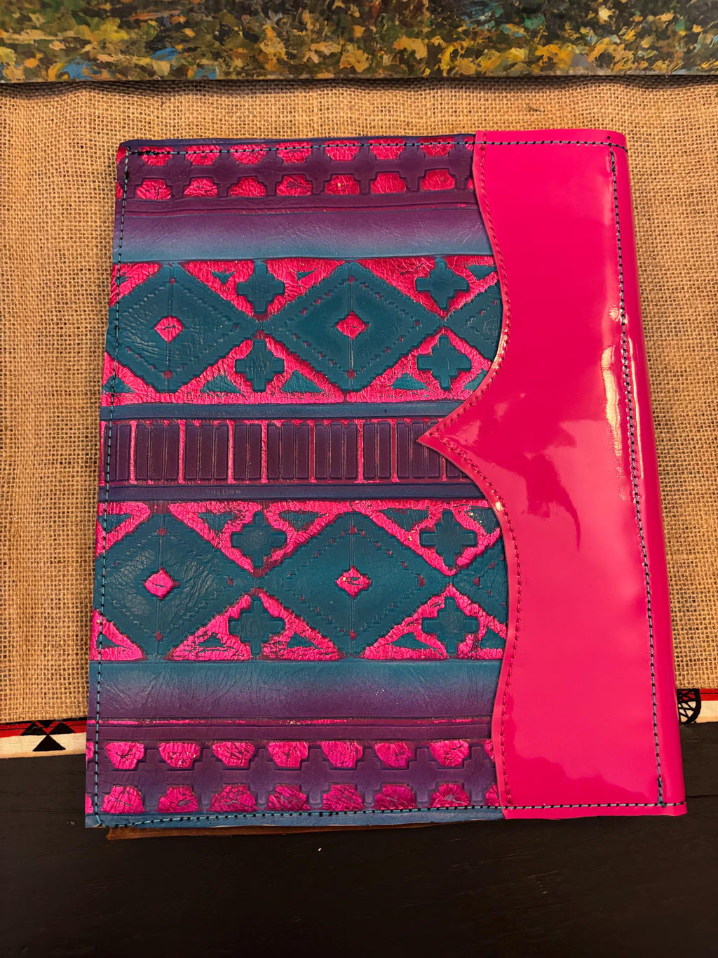 The Neon Cowgirl Padfolio