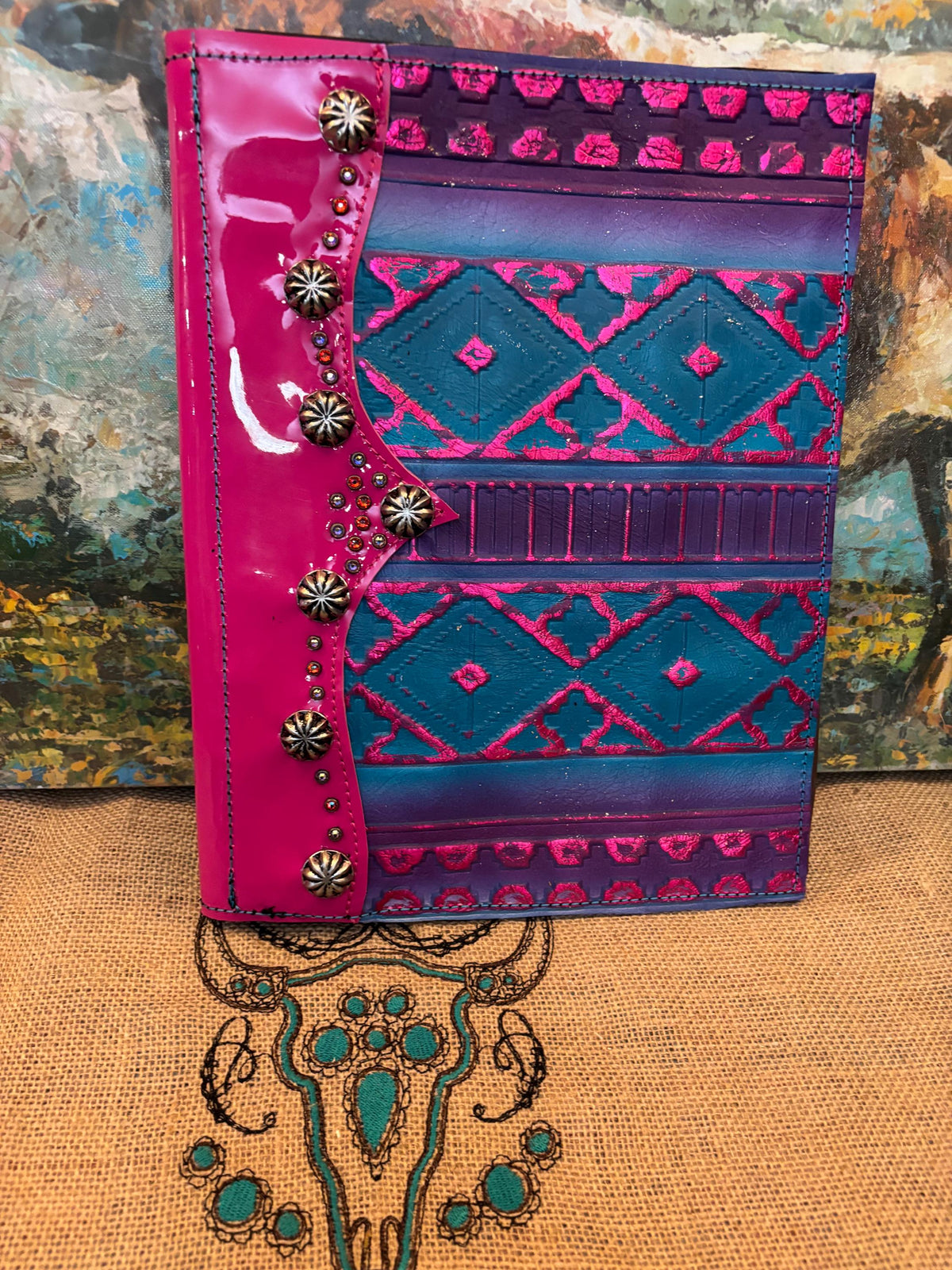 The Neon Cowgirl Padfolio